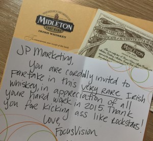 This was a handwritten note we recently received from one of our clients!