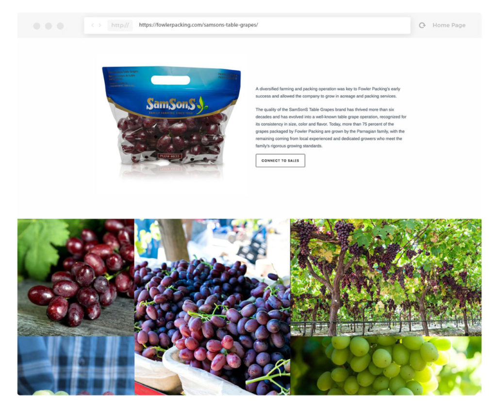 Grape Product Packaging