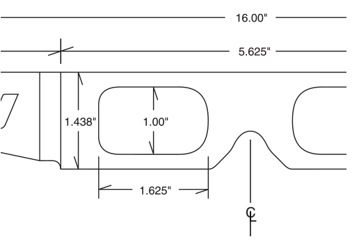 Template for 3D glasses