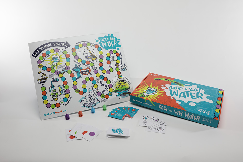 Race to Save Water Board Game