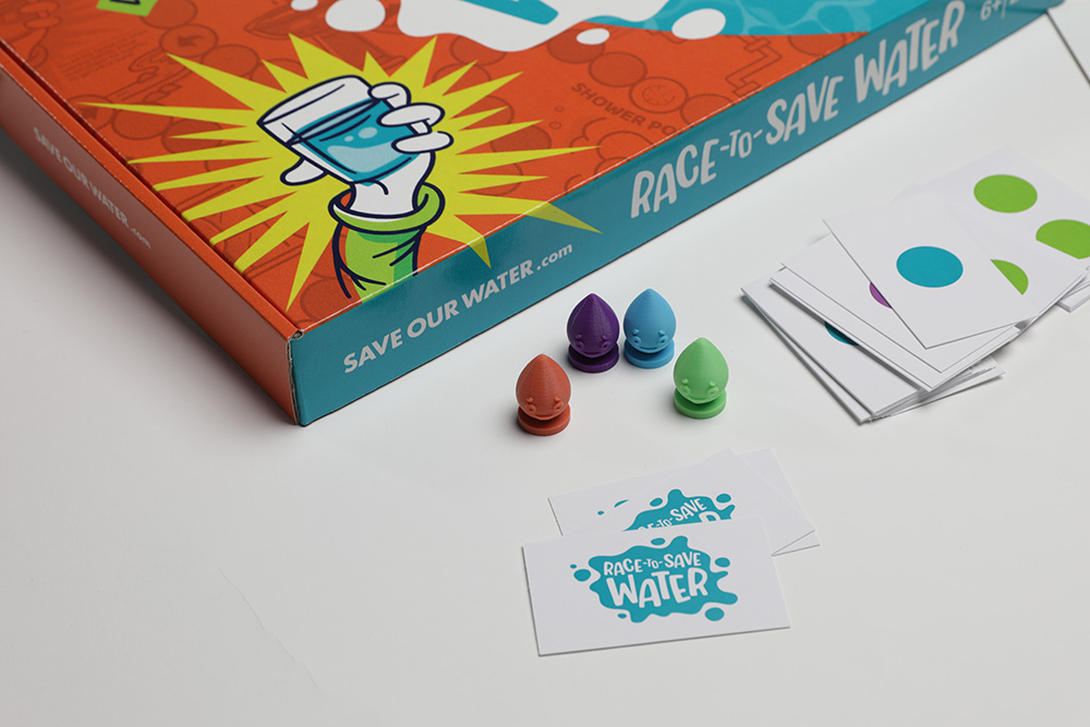 Race to Save Water Game Pieces